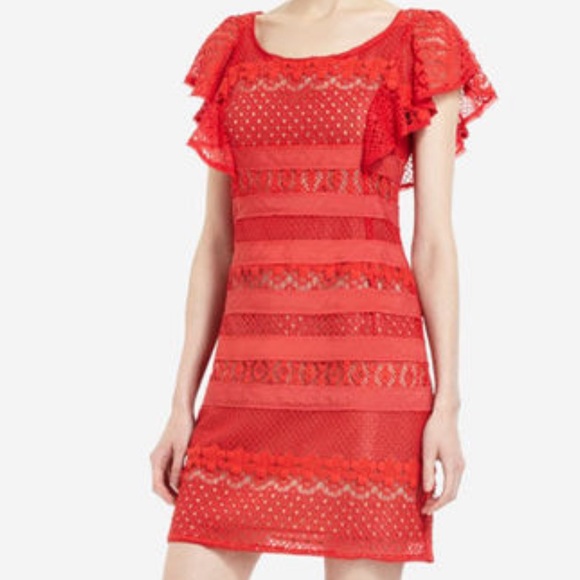 BCBGMaxazria Berry Red Renata Dress - Picture 8 of 8